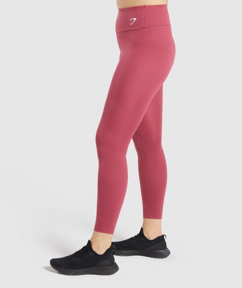 Women's Gymshark Training Leggings Pink | CA 358N70